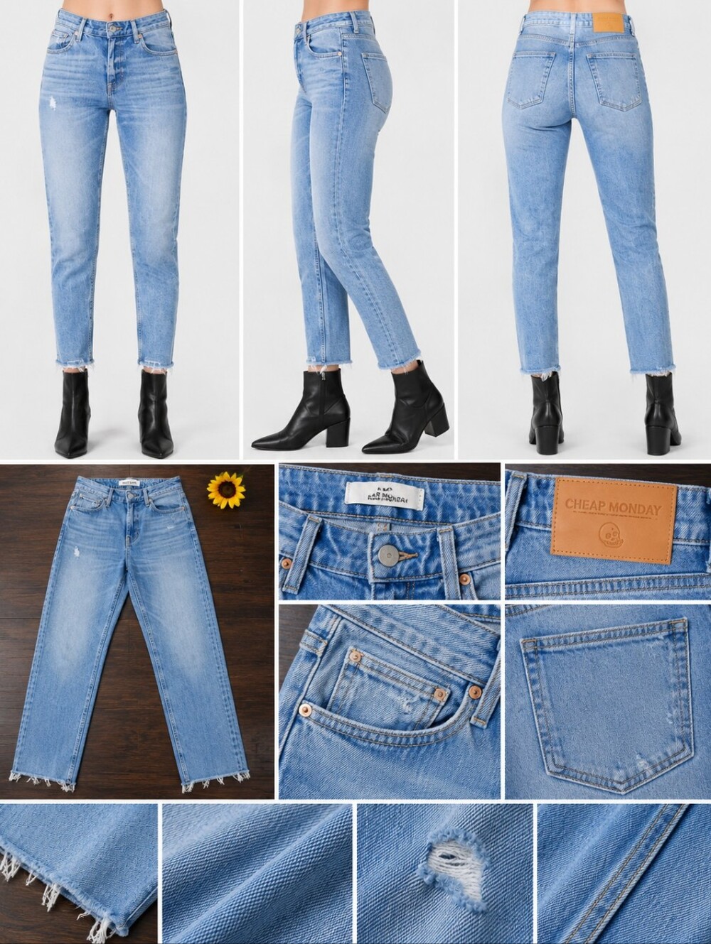 Cheap Monday Blue Revive Washed Jeans 🩵